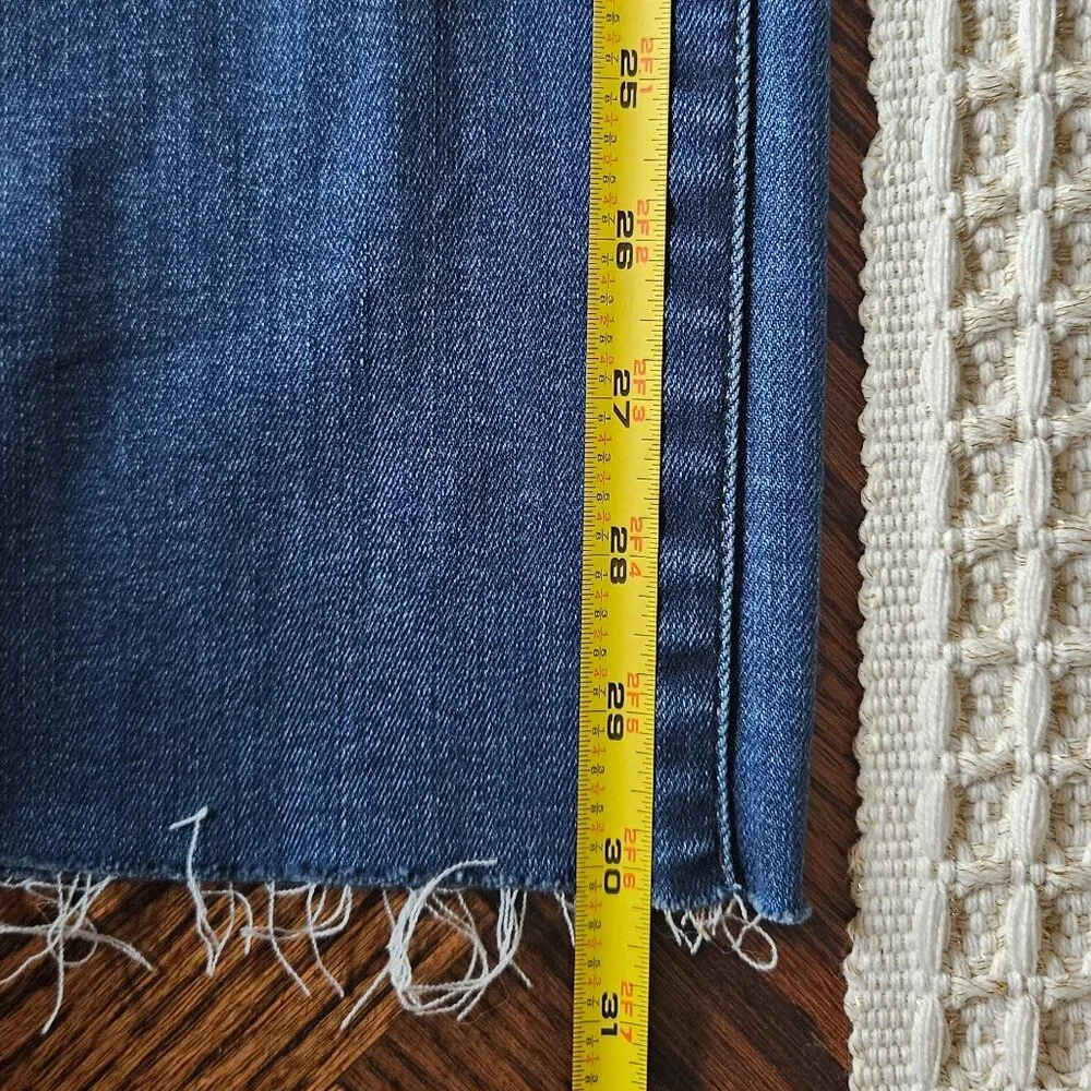 Frame Le Slim Palazzo jeans, fitted hip, high-rise, wide-leg sz 25 NEW w/tags - Picture 10 of 14